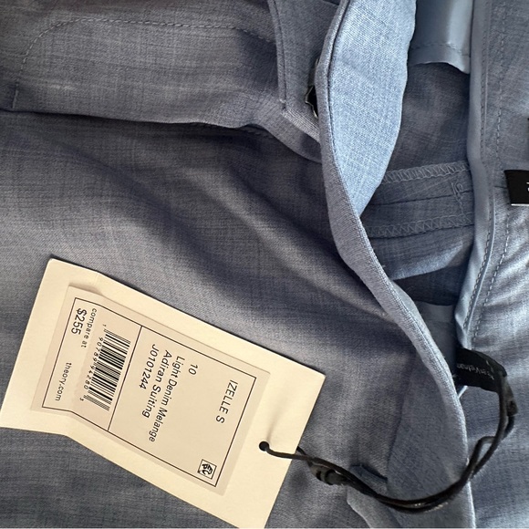Theory Light Blue Straight Leg Pants - Picture 4 of 8